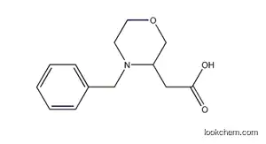 Molecular Structure of 111949-91-8 (2-(4-benzylmorpholin-3-yl)acetic acid)